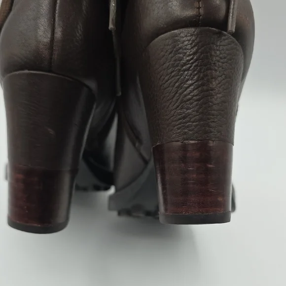 AEROSOLES Rich Brown Ankle Leather Booties - Picture 7 of 15